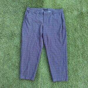Liverpool Los Angeles Women's Plaid Cropped Career Pants Size 22W